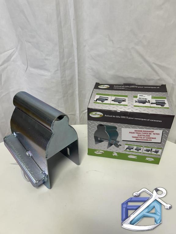 Boitier antivol attelé