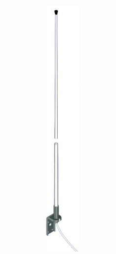 Antenne VHF ECO 0dBi, 1.5m, câble RG58, équerre INOX