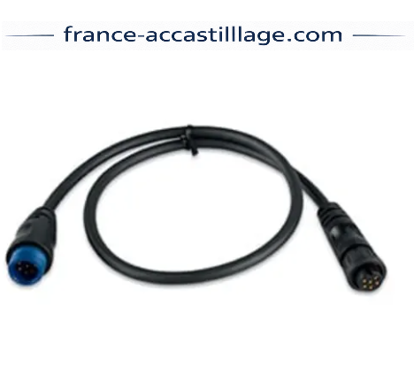 Adaptateur Garmin connecteur femelle 6 broches/connecteur mâle 8 broches