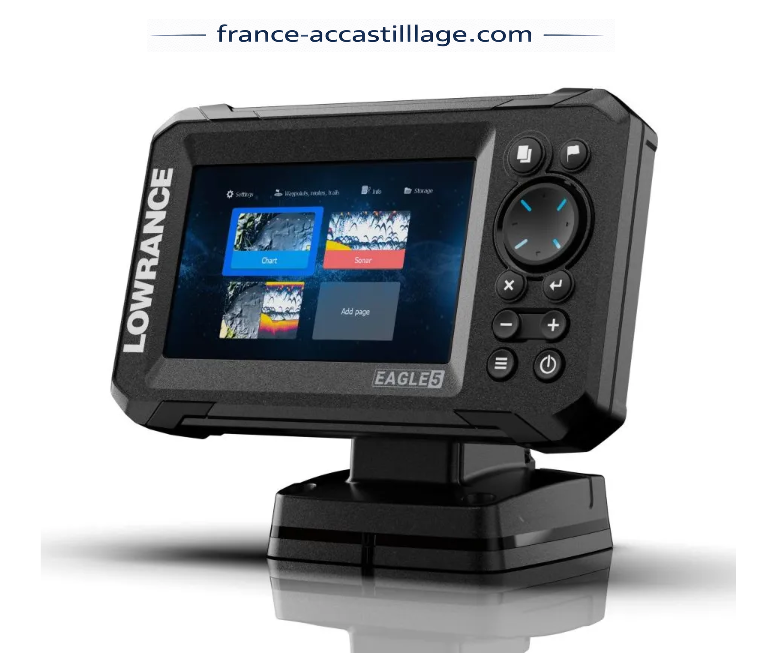Combiné GPS/sondeur Lowrance Eagle 5 avec sonde SplitShot