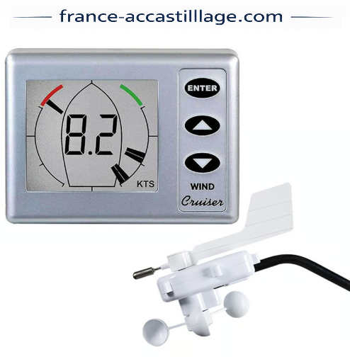Pack NASA CRUISER Wind - Afficheur Wind, girouette anémomètre 20m de câble