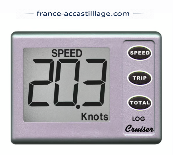 Pack NASA CRUISER Loch - Afficheur CRUISER Log, capteur loch 7m de câble