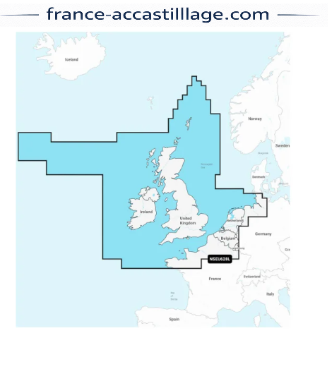 Cartes marines Royaume-Uni, Irlande et Pays-Bas