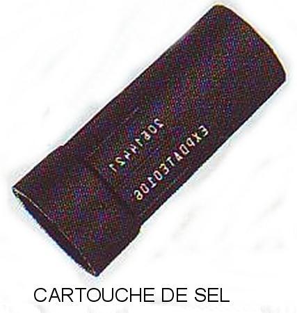 Cartouche de sel Plastimo