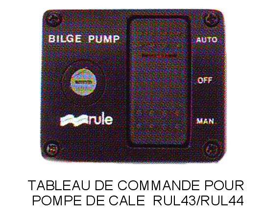 Tableau de commande RULE N�2