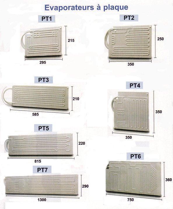 Evaporateurs pour r�frig�ration