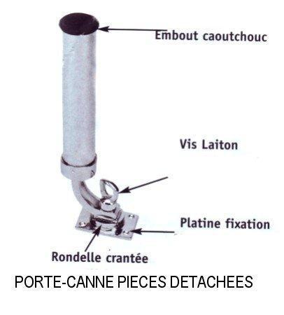 Pi�ces d�tach�es porte-cannes laiton chrom�