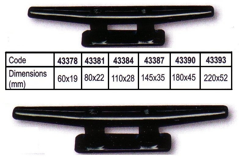 Taquets polyamides Noir
