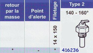 Sonde temp�rature type 2