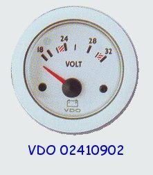 Voltm�tre VDO blanc