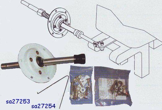 Ensembles rotule arr�t de gaine.