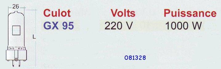 Lampe  GX 95
