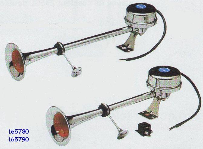 Kit 2 avertisseurs �  trompe �lectrique