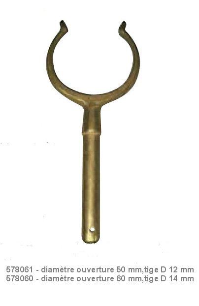 Dame de nage laiton poli