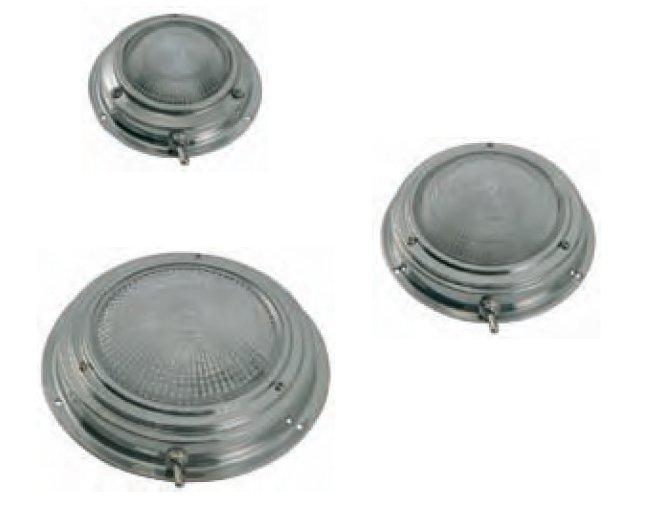 Plafonnier rond inox