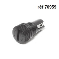 Porte-fusible et fusible verre