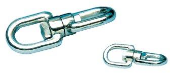 Emerillon inox double anneau 