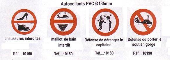 Panneaux d'interdiction