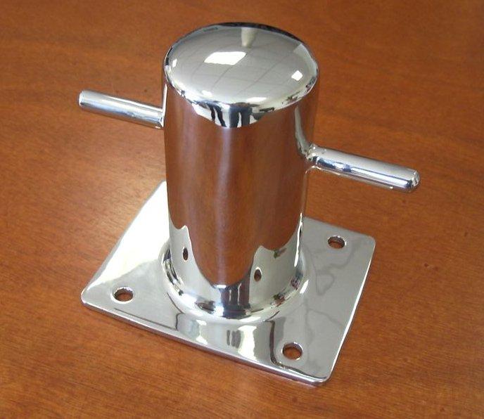 Bitte d'amarrage inox poli