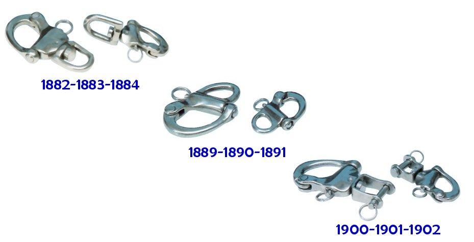 Mousqueton de drisse 