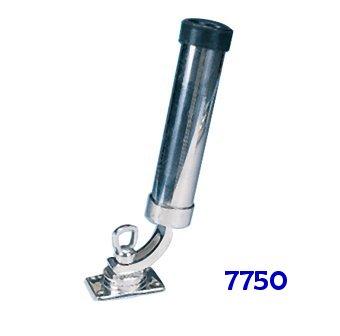 Porte-canne inox sur platine