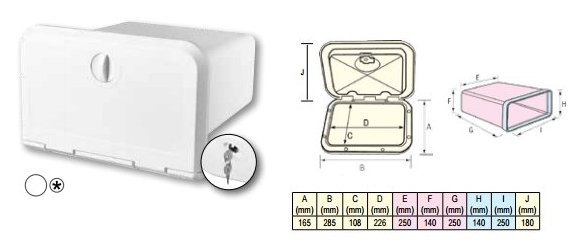 Coffre pour VHF/Radio CD