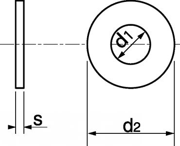 Rondelle LU 4 � 16 mm