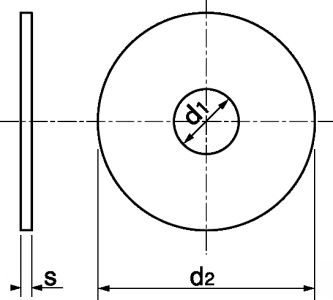 Rondelles LLU 6 � 10 mm