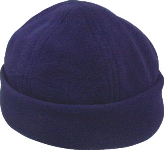 B�ret en molleton Bleu