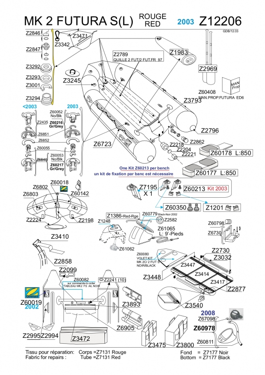 Mk II FUTURA Sport  Rouge 2003